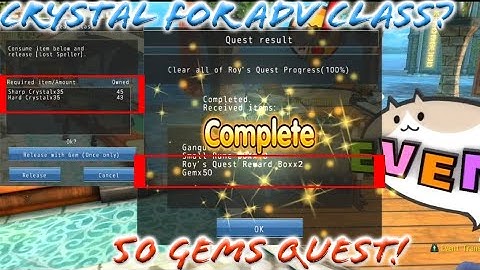 Avabel Lupinus - Free 50 Gems Character Quest Guide! And Tips for Advanced Class Crystals!