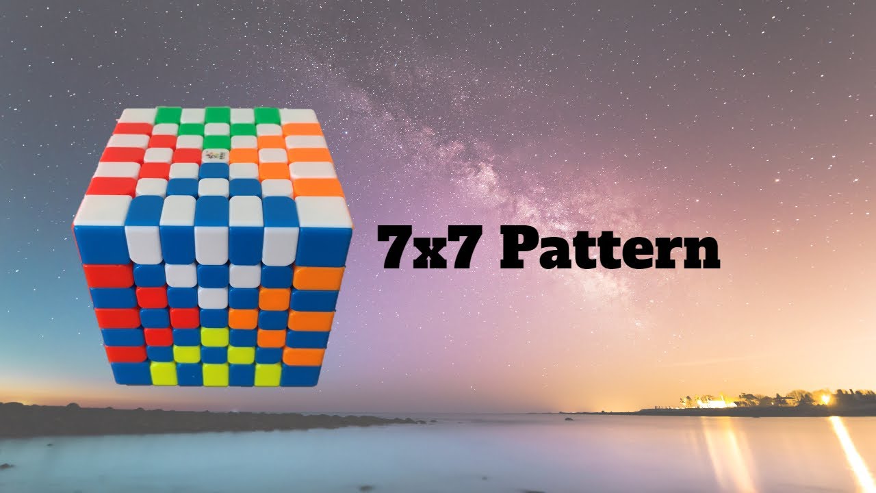 7x7 Superflip Pattern