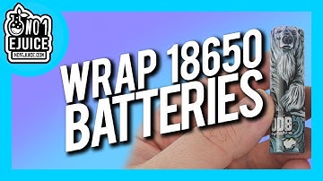 Tutorial - How To Rewrap Your 18650 Batteries | NO.1 EJUICE UK