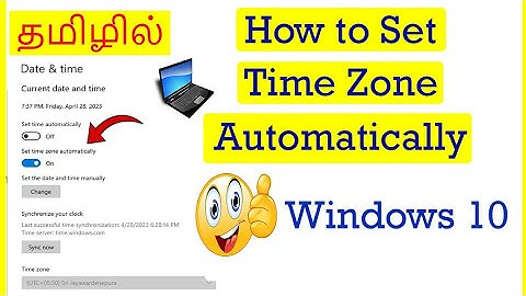 How to Set Time Zone in Windows 10 Tamil | VividTech