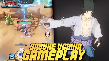 (Naruto) SASUKE UCHIHA GAMEPLAY 1½ DIFFICULTY (Jump Assemble) BEGINNER JUNGLER