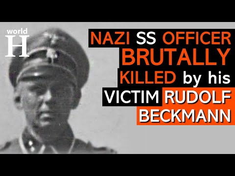 Brutal Death of Rudolf Beckmann - Nazi Guard at Grafeneck, Hadamar & Sobibor Camp - Sobibor Uprising