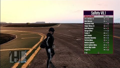 GTA V ONLINE - SALFETY V8.1 BEST MOD LOADER + FREE DOWNLOAD
