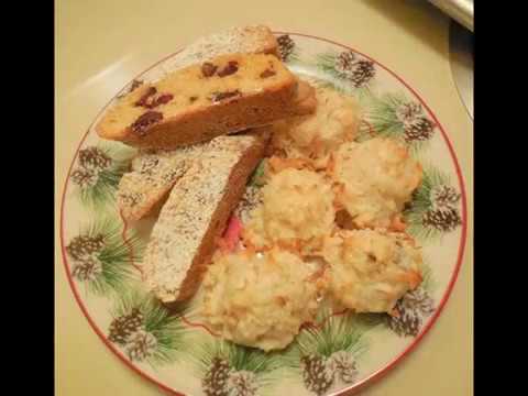 ~ Italian biscotti & coconut macaroons ~