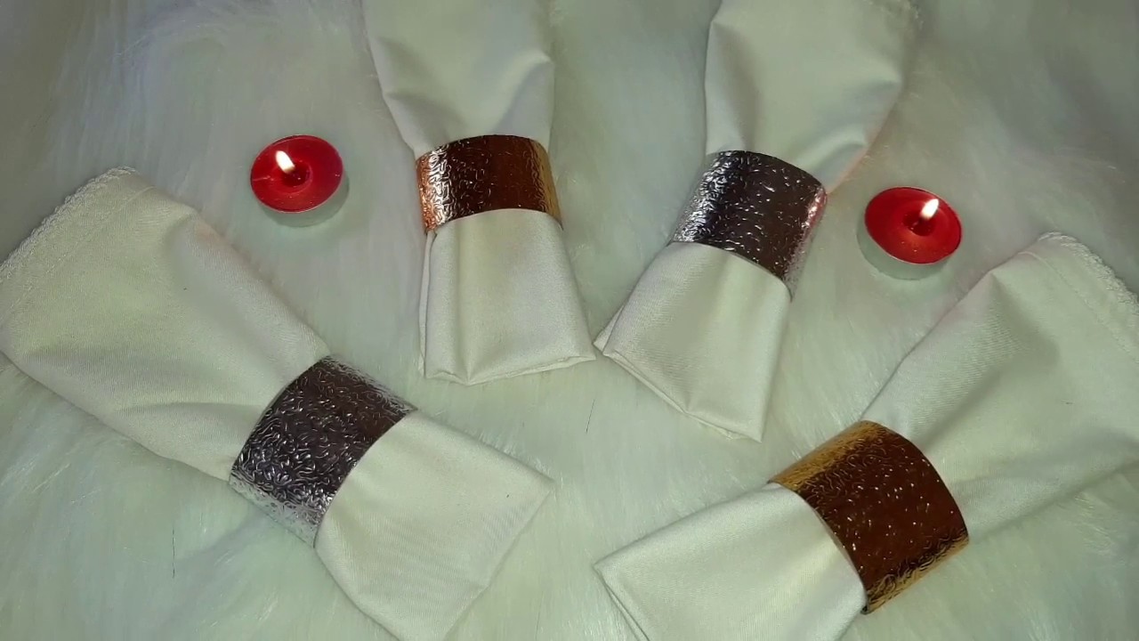 Ronds de serviettes facile et rapide🥰 //DIY// A voir!👍