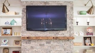 How to Install a Floating Mantel - Timelapse We had a busy day today installing 8 mantels in a new luxury urban development in Atlanta. The wood we used came from an old