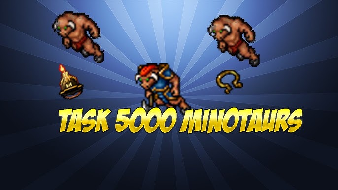 TIBIA - TASK 5000 MINOTAUROS [ THE HORNED FOX ] - Dwarven helmet
