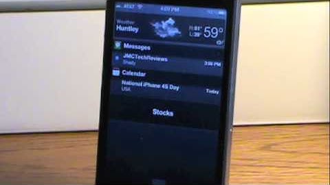 iOS 5 Notification Center