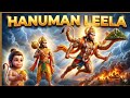 Hanuman divine power &amp; devotion in Hanuman Leela! Jai Bajrangbali 🙏 #asmr #ghibli #hanumanji  #fyp 
