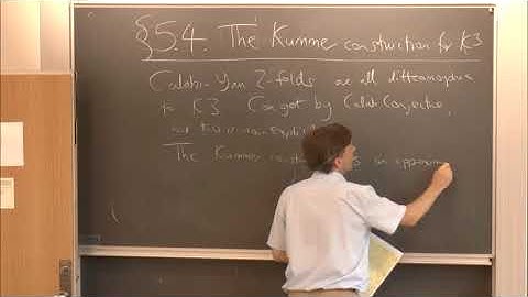 Dominic Joyce - Riemannian holonomy groups, Lesson 14