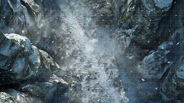 D&D | Frostwind Pass Part 3 Grid | Animated Battle Maps