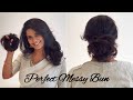 Quick Messy Bun Hairstyle For Parties | How To Get The Perfect Messy Bun | Get Party Ready #shorts