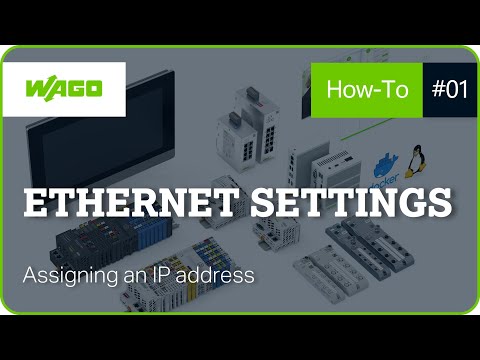 Assign IP address of the PFC with Ethernet Settings