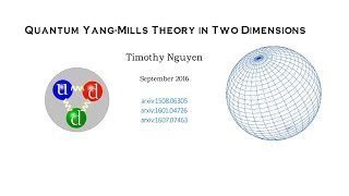 Quantum Yang-Mills Theory in Two Dimensions by Timothy Nguyen 35,757 views 7 years ago 18 minutes