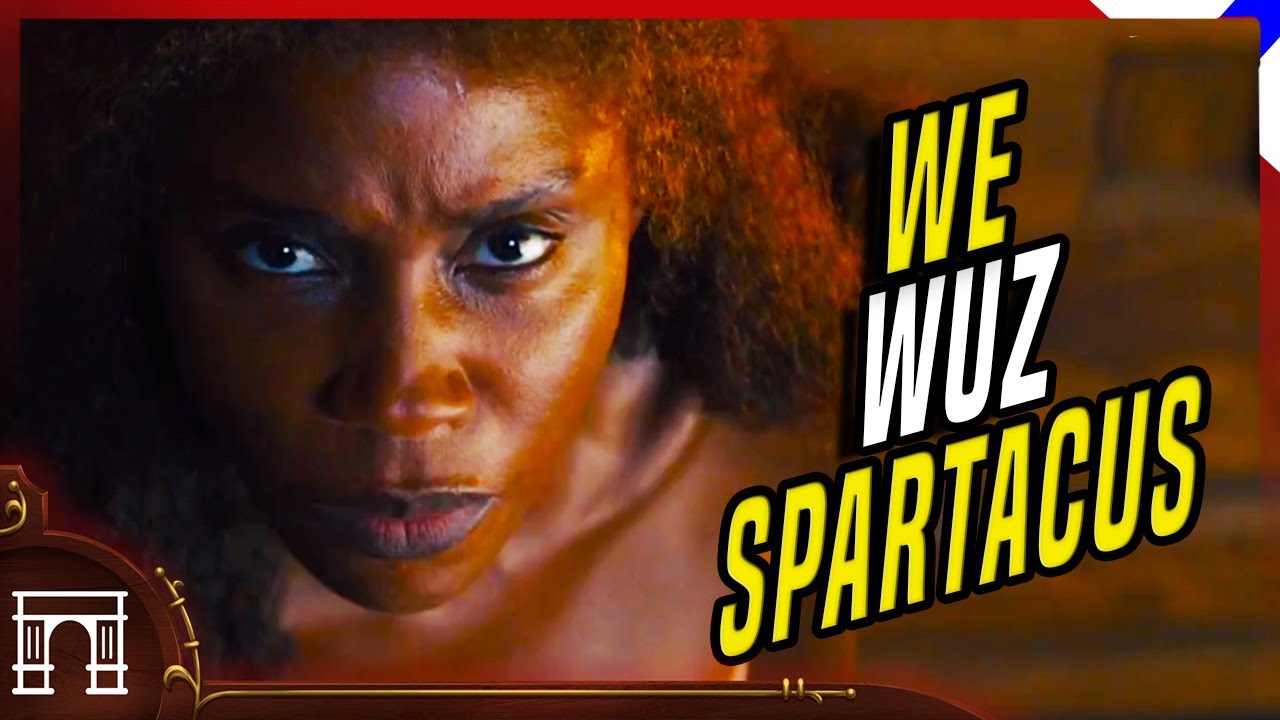 We Wuz Gladiators - Spartacus House of Ashur With Female Black Gladiator SLOP