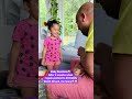 Cute baby reaction when mom pretended to hit her dad part2 funny aashvi baby allinonemom shorts