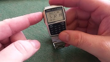 how to use dual time on a casio databank dbc-32d-1aes