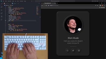 ASMR Coding | Neumorphism Card with CSS | No Talking