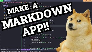 How to CRUSH THIS React Interview Question -- Markdown App Tutorial
