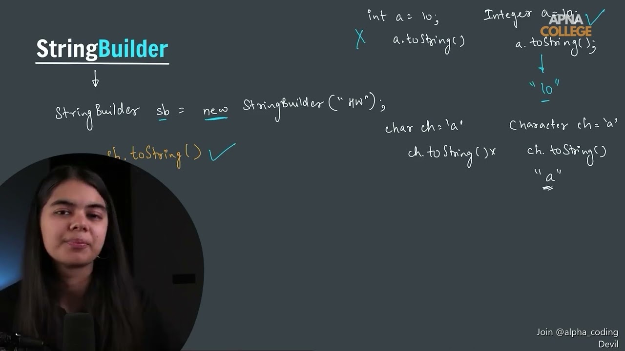 13  String Builder ||AlphaCourse || Aman Dhattarwal