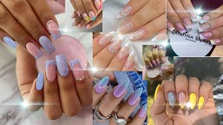 100+latest french nail designs compilation is trendy right now✨/nail trend 2024 💅#latest #2024