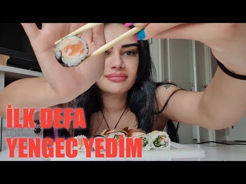 İLK DEFA YENGEC YEDİM (MUKBANG)