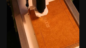 The first test run with MyDIYCNC.