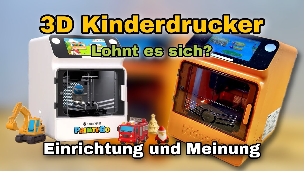 3D Drucker für Kinder - Einrichtung & eigene Meinung - YouTube