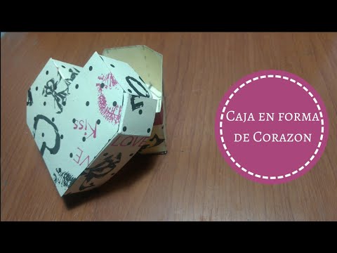 ♥ HAZ UNA CAJA EN FORMA DE CORAZÓN ♥