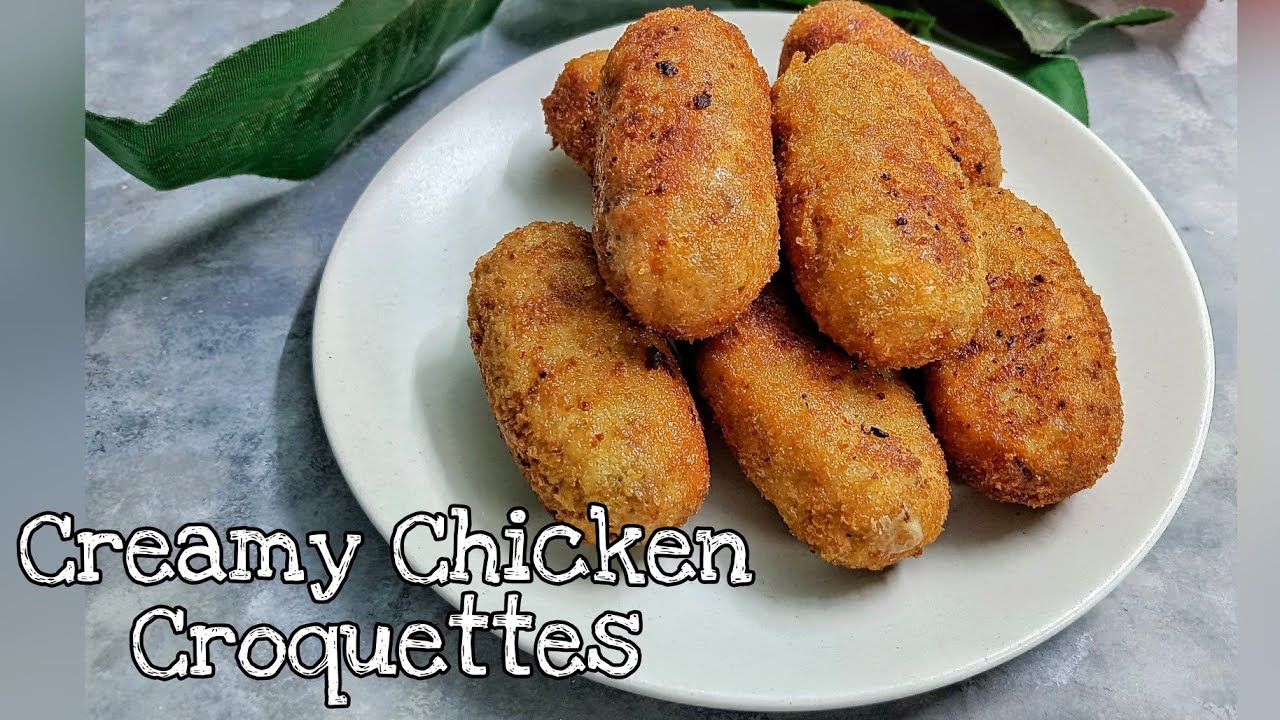 Creamy Chicken Croquette Easy and Tasty Snack YouTube