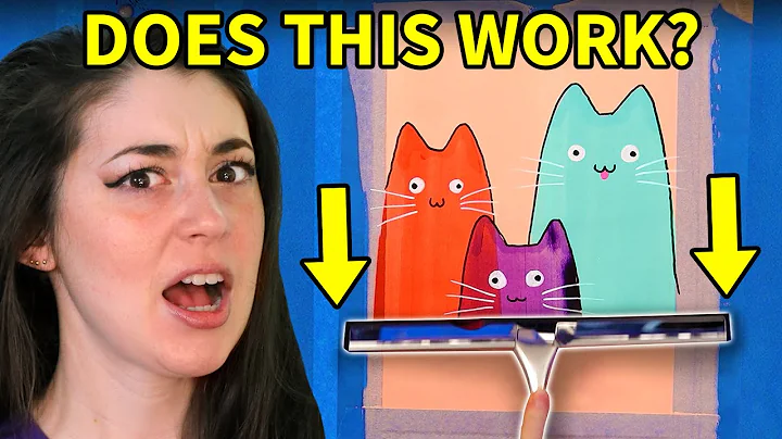 Painting with a Squeegee is WEIRD but SATISFYING