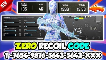 🔥BGMI 4.1 Update Sensitivity Settings 2025 🔴| Zero Recoil Sensitivity Code 😱 | Bgmi 4.1 Sensitivity🚀
