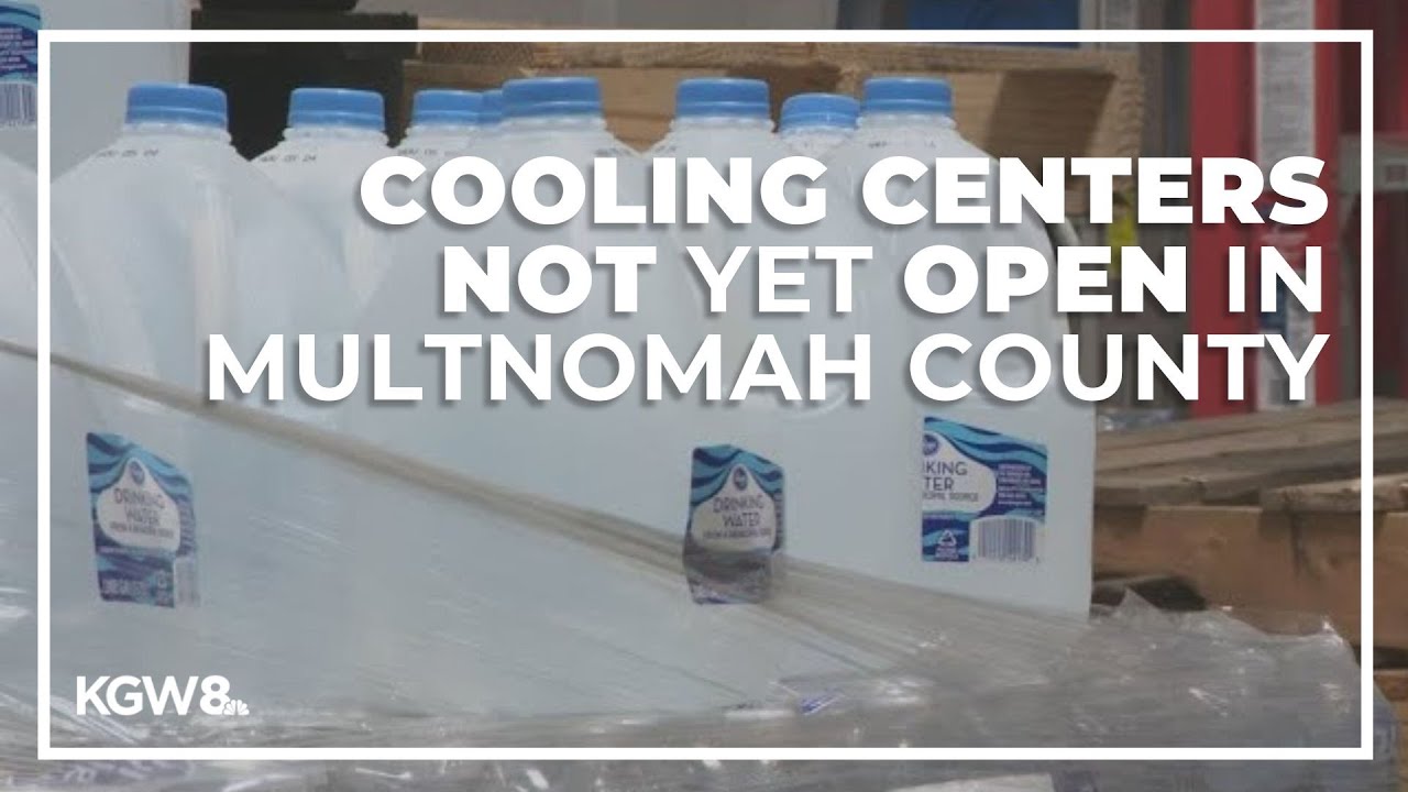 Cooling centers not yet open in Multnomah County - YouTube