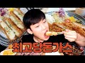 ASMR MUKBANG | 치즈가득 고소한 치즈돈까스 등심돈까스에 냉모밀 먹방🥩 & Cheese pork cutlet, Cold Buckwheat Noodles