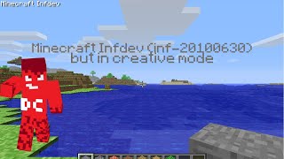 Minecraft Infdev but it's in creative mode (inf-20100630-1340) [betacraft addon]