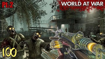 Shi No Numa Round 100 Attempt! Pt:2 | Call of Duty World at War Zombies