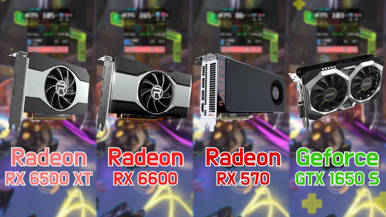 Radeon RX 6500 XT vs RX 6600 vs RX 570 vs Super with i9-12900K(7 Games / FHD / 1080p) - YouTube