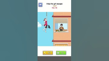 Tricky Puzzle Brain Annoy level 1 Firefighting Help the girl escape