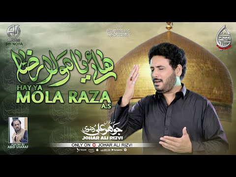 Hay Ya Mola Raza a.s | 4th Noha 2025 | ہائے یا مولا رضا(ع) | Muharram 1447 | Johar Ali Rizvi