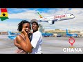 Finally flying my kenyan dad to ghana for the first time emotional