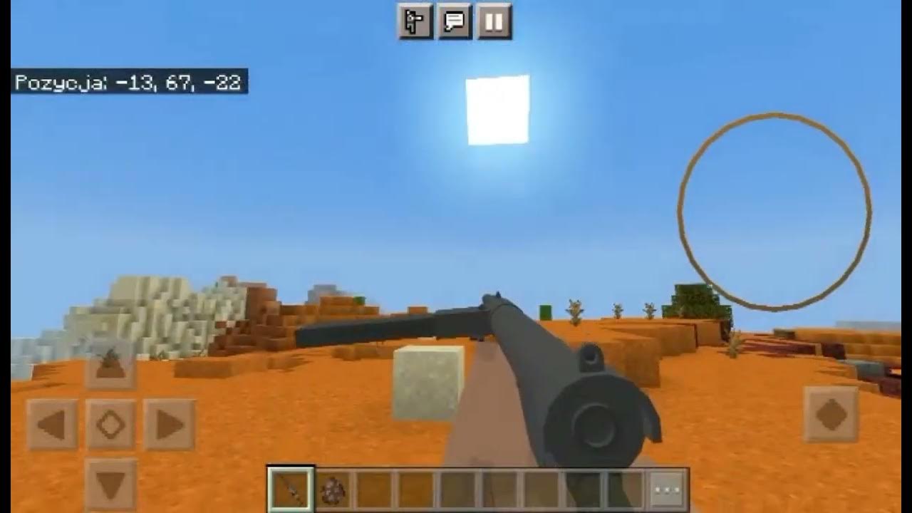 Minecraft pe mod na bronie youtube
