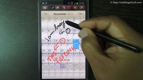 Samsung Galaxy Note II Review, Part 3, Software Interface, full HD