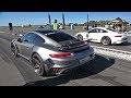 Porsche 991 Turbo GTT-900 Stinger GTR vs VW GOLF 7 R TTE610R Turbocharger