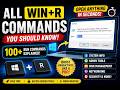 All Win + R (Run) Commands You Should Know | 100+ Windows Run Commands Explained (2026 Guide)