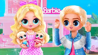 Barbie Family in Dreamhouse \/ 30 LOL OMG Hacks and Crafts