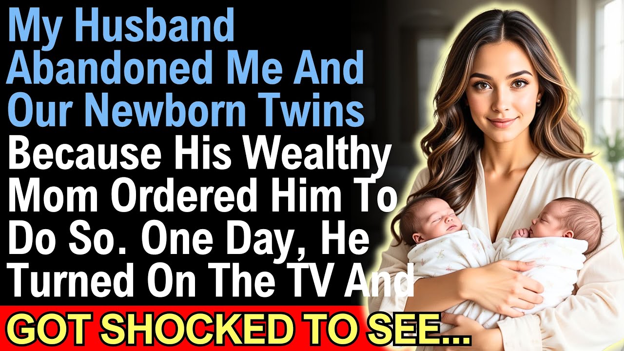 My MIL planned for my husband to abandon me and our twins…then he saw us on TV