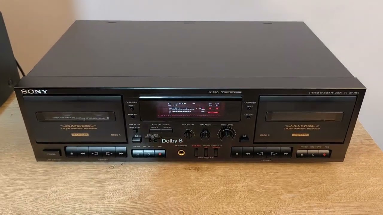 SONY TC-WR735S - YouTube