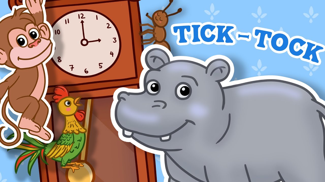 Ant Climbs the Clock! Hickory Dickory Fun! | Nursery Rhymes & Kids Songs | Animal Time
