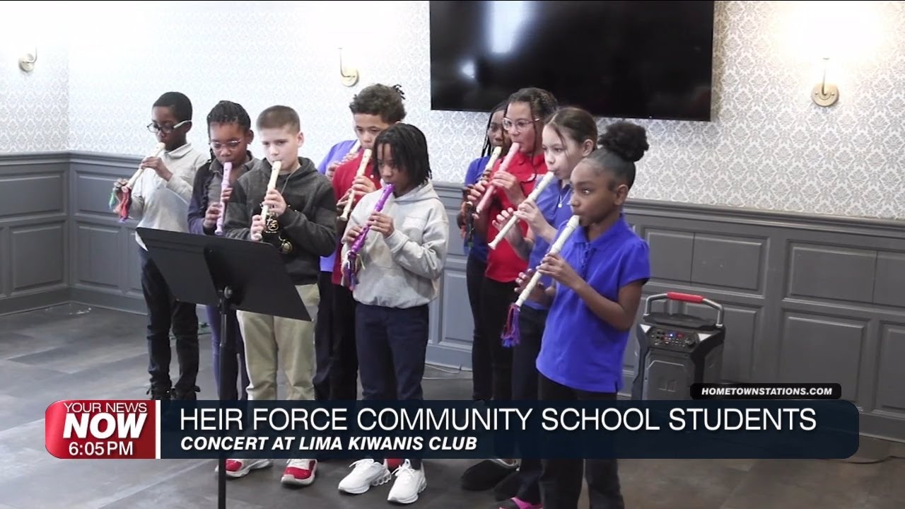 Heir Force Community School students finally perform holiday concert for Lima Kiwanis Club