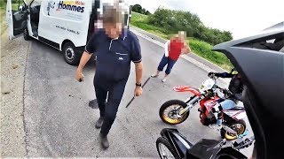 German Angry People vs. Biker | New 2017